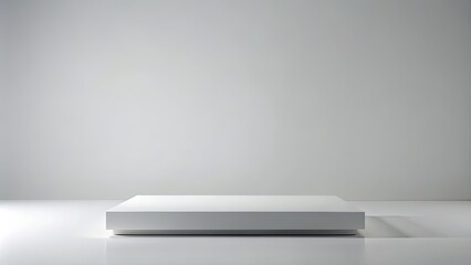 Empty white platform with space for customization , blank, template, mockup, platform, empty, space, design