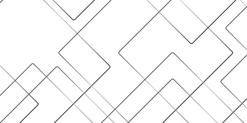 Abstract grey lines on white background with luxury shapes architecture plan. Modern pattern elegant gray line template background.	
