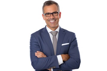 Businessman portrait smile adult.