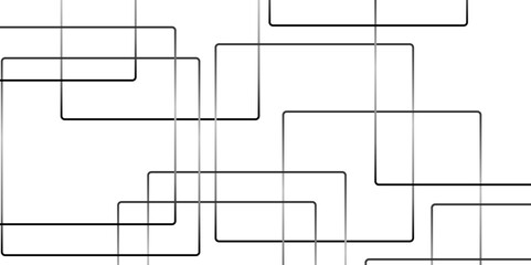 Abstract grey lines on white background with luxury shapes architecture plan. Modern pattern elegant gray line template background.	
