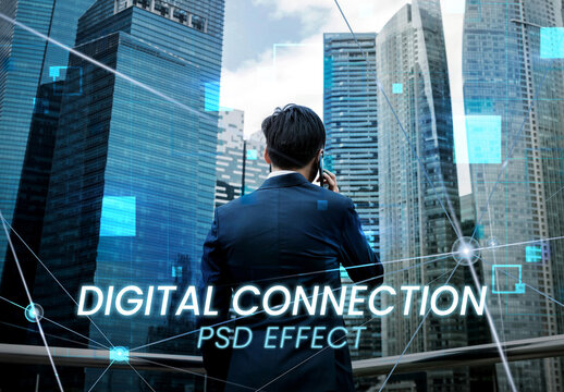 Digital Connection PSD Effect