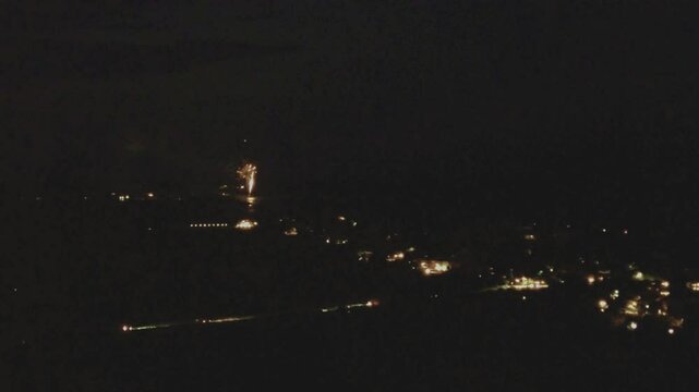 fireworks over st simon's island