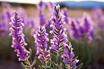 Fototapeta premium Flower lavender blossom purple.