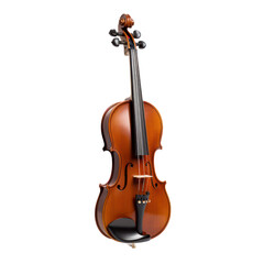 Fototapeta premium Violin isolate on transparent png. 