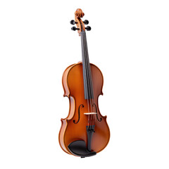 Fototapeta premium Violin isolate on transparent png. 