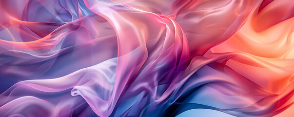 Obraz premium An abstract digital background featuring swirling swirls of neon colors against a pristine white background. Vortexes create a sense of movement and energy. effects add depth and dimension.