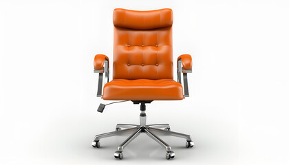 Obraz premium office chair on white background