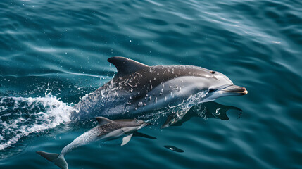 dolphin jumping out of water