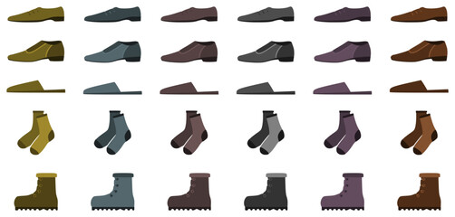 Men's foot wear sets