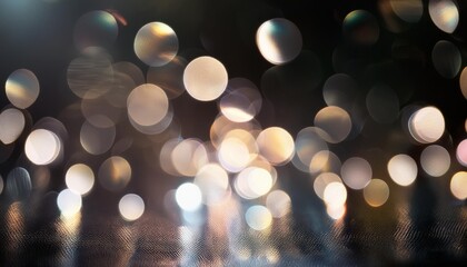 blurred refraction light bokeh or flare overlay effect