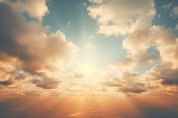 Fototapeta premium Sky sunlight backgrounds outdoors.