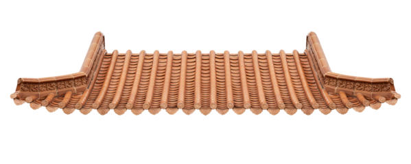 Orange chinese style roof