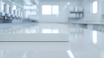 Composite materials in a modern lab setting, illustrating innovative uses in technology and construction, detailed and dynamic composition