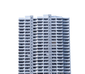 tall buildings of the capital with transparent image.