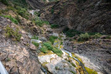 A beautiful landscape of Mountains, From Al Shallal Park, Al Baha, Saudi Arabia
