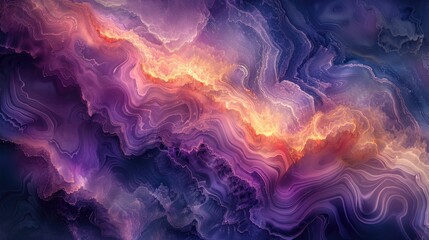 Surreal and Ethereal Abstract Background with Swirling Colors