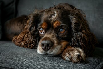Portrait photograph of a Cocker Spaniel