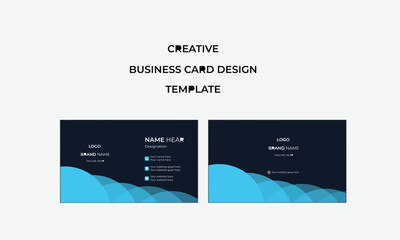 simple modern business card template and visiting card.