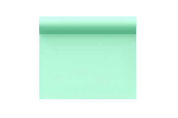 A Single Mint Green Sticky Note Ready For Your Message on a White or Clear Surface PNG Transparent Background.