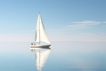 Fototapeta premium Sailboat watercraft vehicle sports.