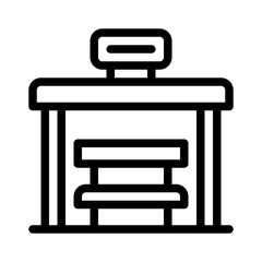 public transport line icon