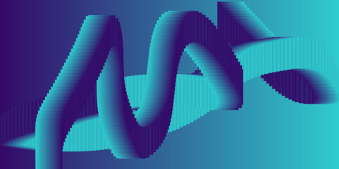 3D rendering abstract shape colorful waves design background, illustration texture and minimal liquid wavy shapes futuristic background with smooth soft color gradient.