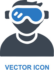 Wear Safety Goggles Icon
