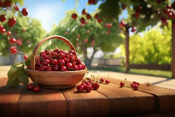 Cherry basket plant fruit.