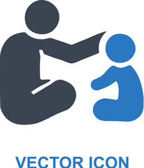 Be Present Icon in Positive Parenting