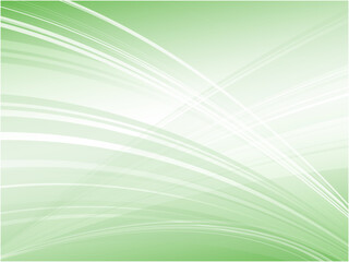シャープなイメージの抽象的なウェーブ背景_ライトグリーン