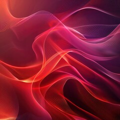 Obraz premium Vibrant abstract background with flowing red and purple lines creating a dynamic and energetic visual effect.