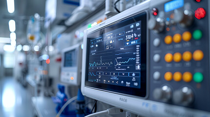 a machine with the word graph on it hospital medical equipment
