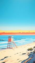 California beach wallpaper sky outdoors horizon.