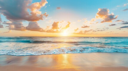 Obraz premium Paradise, exotic tropical sun, beach, sea, island for vacation travel