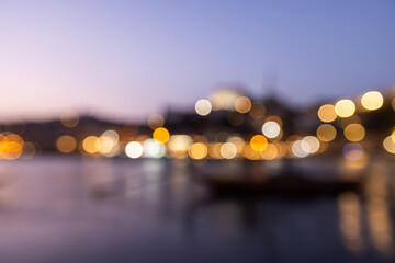 Douro river at blue hour, Porto, Portugal