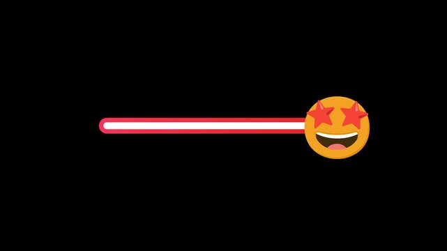 Star-Struck emoji Social media poll Animation
