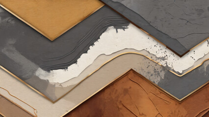 Hintergrundbild mit sanften braun und grautönen in abstrakten mustern . KI Generated