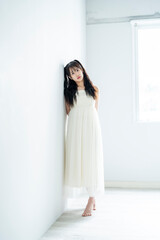 Naklejka premium 若い女性