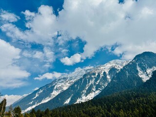 Fototapeta premium snow mountain of India Kashmir Gulmarg