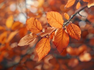 Obraz premium Tree Leaf Close Up