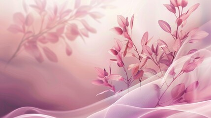 flowers background with bokeh and copy space