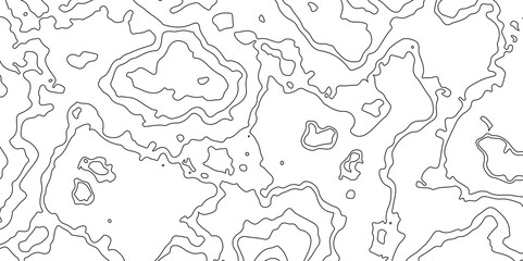 Vintage contour mapping illustrations of map lines, topographic contour lines vector map seamless pattern abstract white topography lines background contour maps landscape terrain vector illustration.