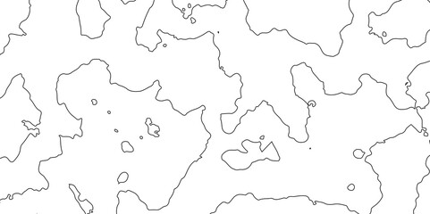 Vintage contour mapping illustrations of map lines, topographic contour lines vector map seamless pattern abstract white topography lines background contour maps landscape terrain vector illustration.