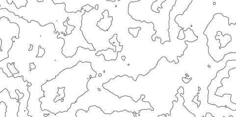 Topographic black linear background for abstraction design vintage contour mapping of illustrations, topographic contour lines vector map seamless pattern landscape geodesy topographic map background.