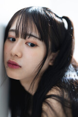 Naklejka premium 若い女性