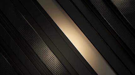 Obraz premium Abstract Black and Gold Geometric Background