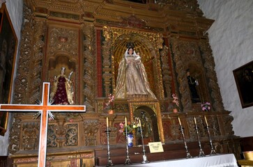 Naklejka premium Santa Cruz de Tenerife, Spain 03.21.2018: Chruch Nuestra Senora de la Pena de Francia in Puerto de la Cruz