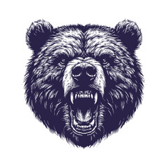 bear vector, bear silhouette