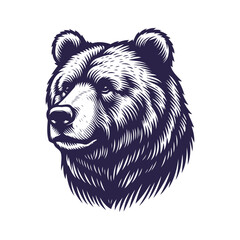 bear vector, bear silhouette