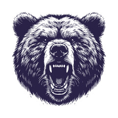 bear vector, bear silhouette